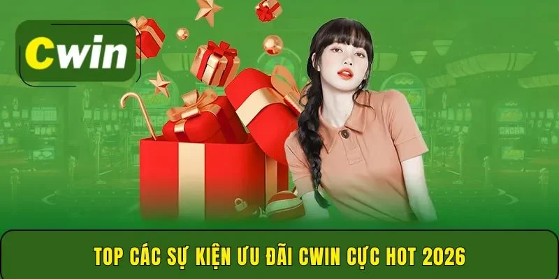 Top các sự kiện ưu đãi Cwin cực hot 2026